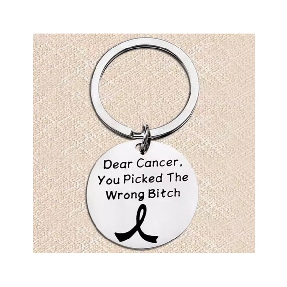 $3 CANCER KEYCHAIN NEW $3 if bundled - Picture 2 of 5